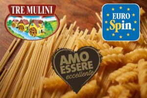 pasta varia e i loghi di eurospin