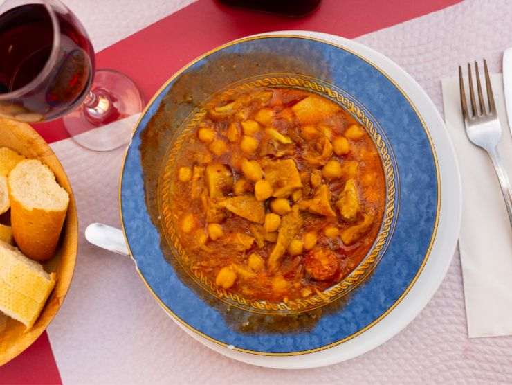 piatto di trippa alla romana